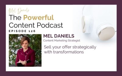 Ep 126 | Sell your offer strategically with transformations